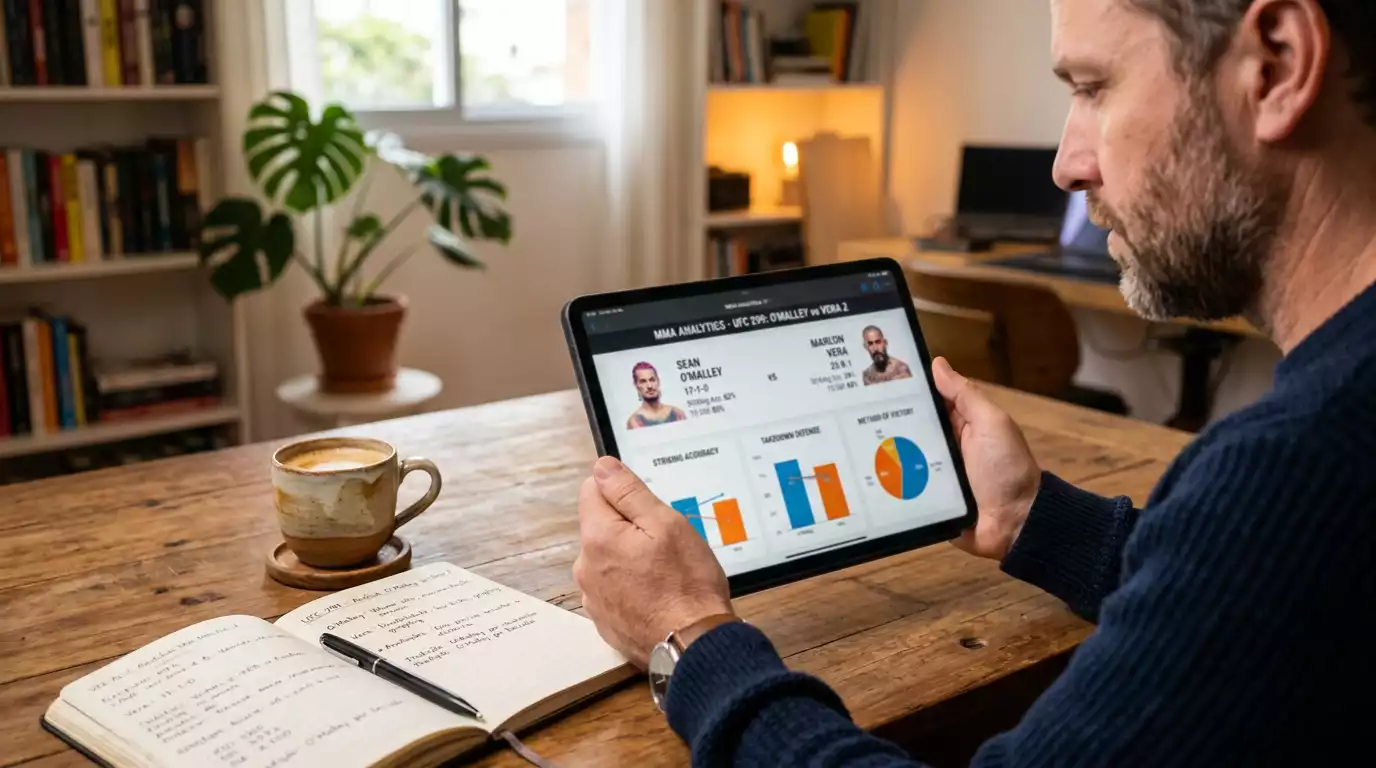 Análise de estatísticas de lutadores UFC para apostas