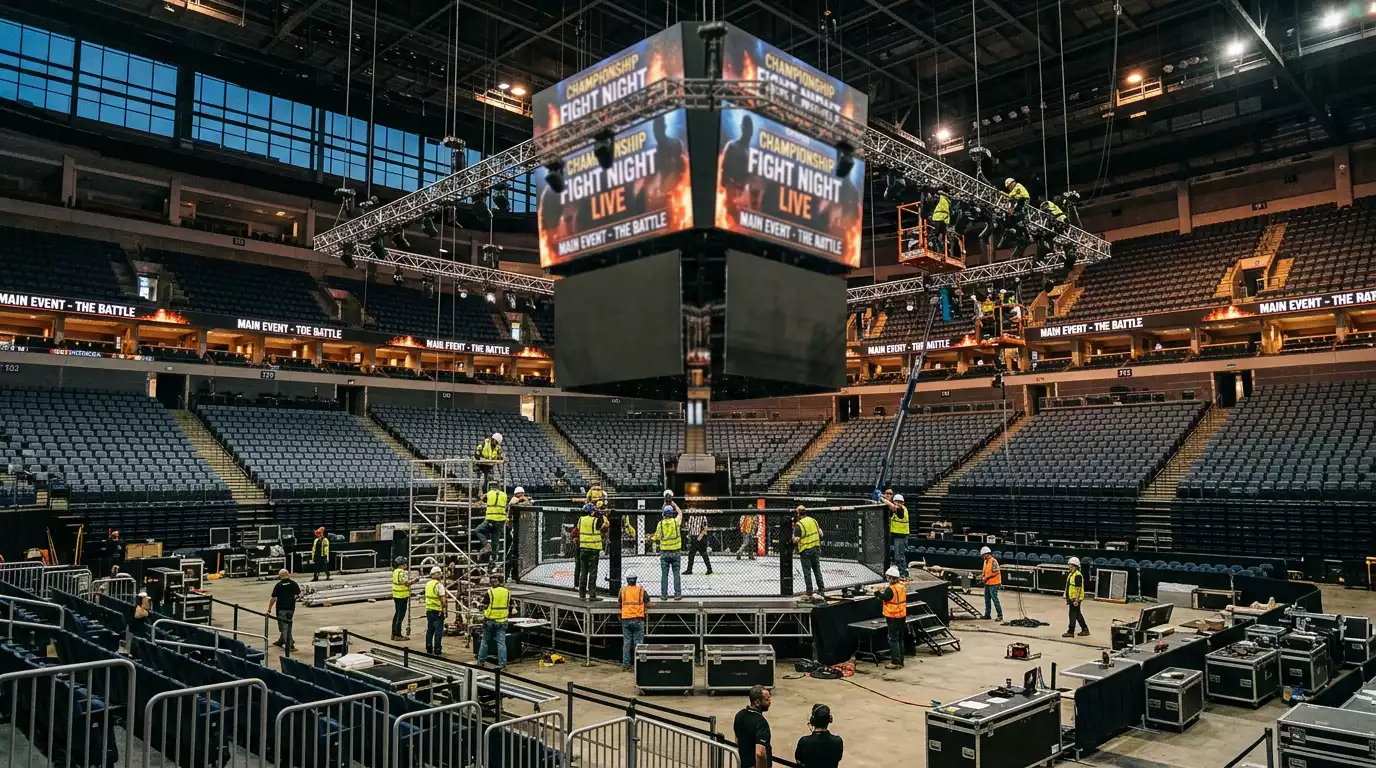 Calendário de eventos UFC Fight Night para apostas