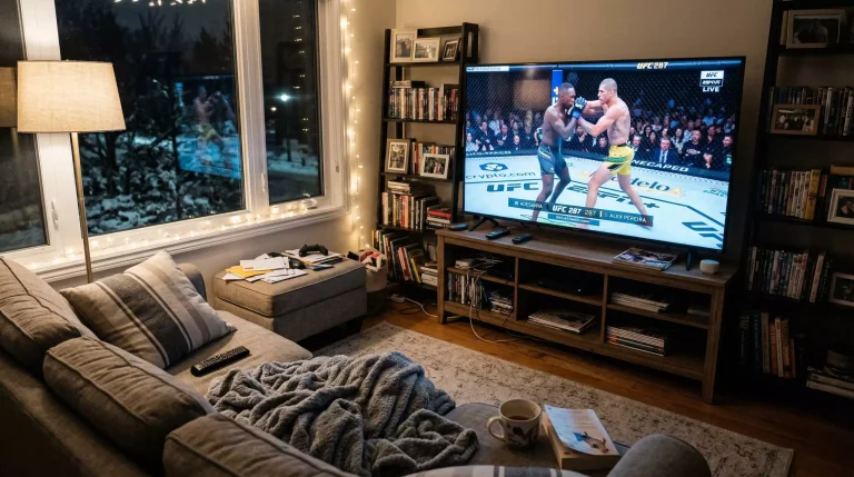 Logótipo do UFC com referência ao novo acordo de transmissão