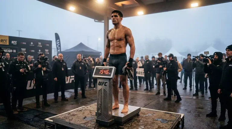 Balança de pesagem oficial do UFC